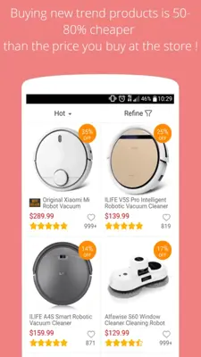 Online shopping android App screenshot 66